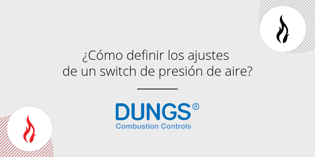 ¿Cómo definir los ajustes de un switch de presión de aire?