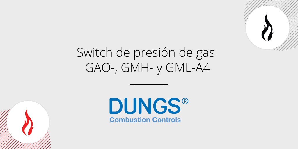 Switch de presión de gas GAO-, GMH- y GML-A4